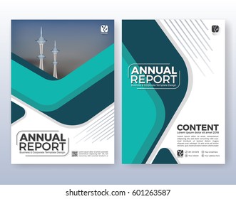 Multipurpose corporate business flyer layout design. Suitable for flyer, brochure, book cover and annual report. Turquoise color scheme in A4 size layout template background with bleeds.