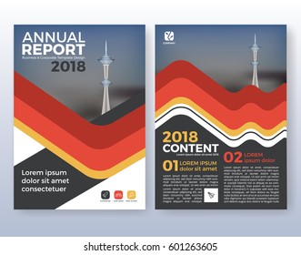 Multipurpose corporate business flyer layout design. Suitable for flyer, brochure, book cover and annual report. red and black color scheme in A4 size layout template background with bleeds.