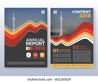 Multipurpose corporate business flyer layout design. Suitable for flyer, brochure, book cover and annual report. red and black color scheme in A4 size layout template background with bleeds.