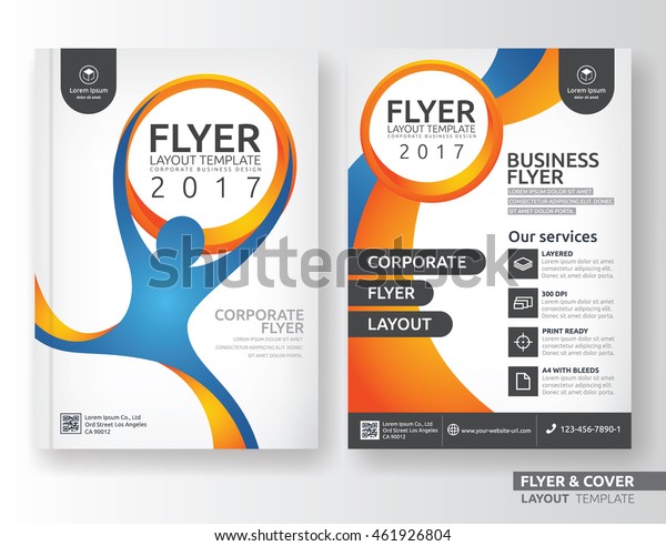 Mehrzweck Design Fur Firmenflyer Layout Vorlagen Geeignet Fur Broschure Stock Vektorgrafik Lizenzfrei