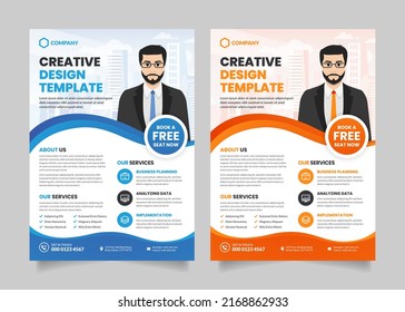 Multipurpose Corporate Flyer Poster Pamphlet Design Template