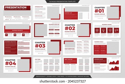 multipurpose corporate presentation layout template with minimalist style use for business infographic 