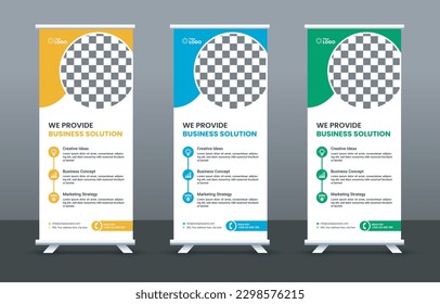 Plantilla de diseño de banners para la presentación multipropósito de creativos de negocios