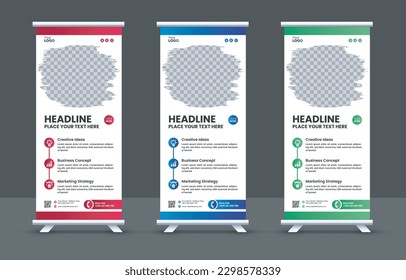 Plantilla de diseño de banners para la presentación multipropósito de creativos de negocios 