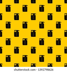 Multipurpose device, fax, copier and scanner pattern seamless vector repeat geometric yellow for any design