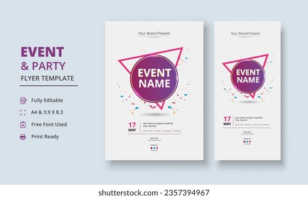 Multipurpose Event Flyer, Multipurpose Party Flyer, Event poster, Event Poster, Tournament Flyer, Concert poster, Festival banner, Auction banner, DL Flyer, Banner Poster