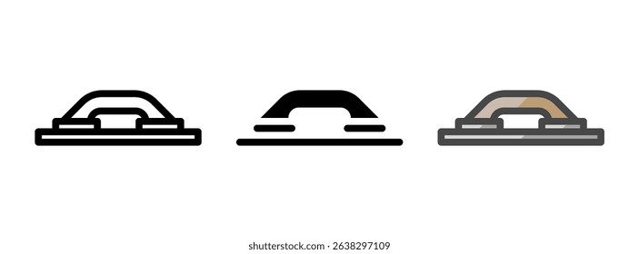 Multipurpose float vector icon in outline, glyph, filled outline style. Three icon style variants in one pack.