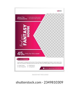 Multipurpose Flyer Layout vector template design