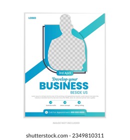 Multipurpose Flyer Layout vector template design