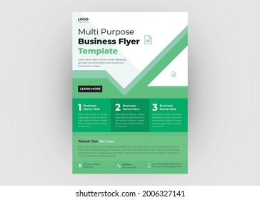 Mehrzweckflyer-Vorlage. Vorlage für Mehrzweck-Poster. Digital Marketing Flyer Design.
