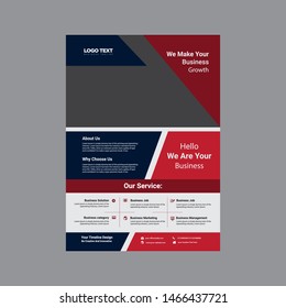 Multipurpose Flyer template, vector Abstract design