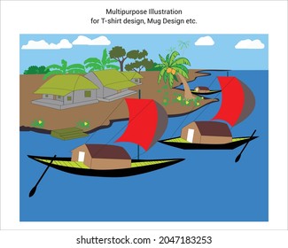 Multipurpose Illustration for T-shirt design, Mug Design etc.