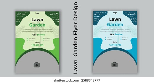 Multipurpose Lawn Care and Gardening Design Template – Perfect for Flyers, Posters, Brochures, Banners, Carousels, and Business Promotions Professional Lawn Maintenance Flyer Fully Customizable 