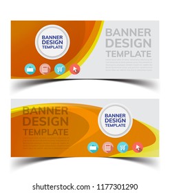 Multipurpose layout design.  Banner template background .