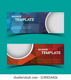 Multipurpose layout design.  Banner template background .