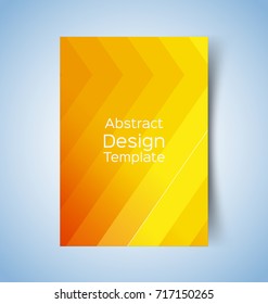 Multipurpose layout design. Suitable for flyer, brochure, book cover and annual report. warm color in A4 size template background .