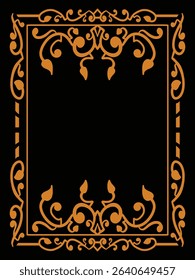 Multi-Purpose Minimalist Elegant Ornamental Border Decorative Vector
