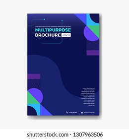 multipurpose modern background design, for brochure, annual report, flyer, poster. vector. easy edit. 