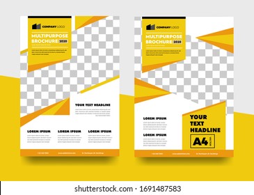 multipurpose modern background design, for brochure, annual report vector. easy edit.