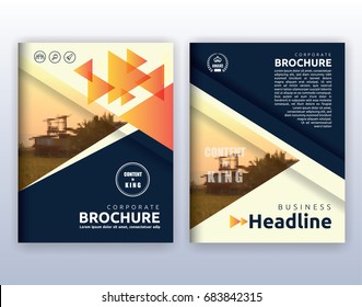 Multipurpose modern corporate business flyer layout design. Suitable for flyer, brochure, book cover and annual report. 8.5x11 inches document layout template background with bleeds.