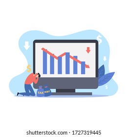 Concepto de negocio de diseño de ilustraciones planas multipropósito, adecuado para sus páginas de inicio, sitio web, presentación, aplicaciones móviles, etc