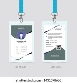Multipurpose Office id card template - Corporate id card vector