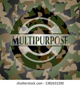 Multipurpose on camo pattern. Vector Illustration. Detailed.