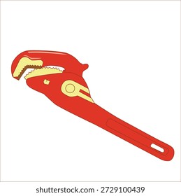 Llave de tubo multiusos Vector de dibujos animados