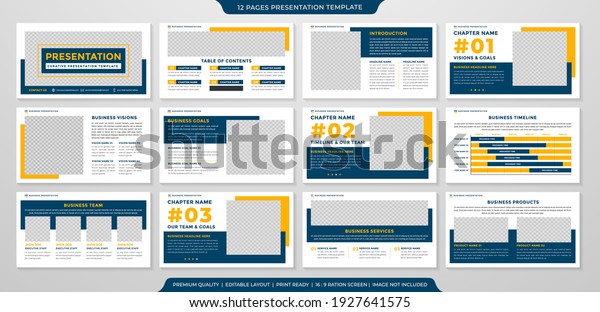 multipurpose\
presentation template design with clean style and minimalist\
concept use for business annual\
report