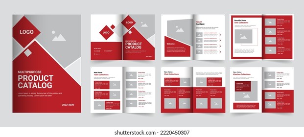 Multipurpose Product catalog design or product catalogue template design or company furniture product catalog