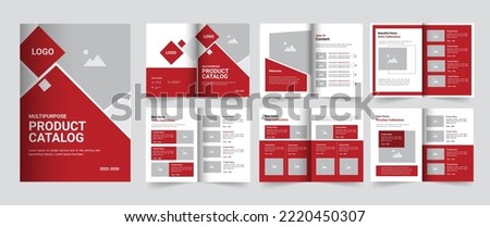 Multipurpose Product catalog design or product catalogue template design or company furniture product catalog