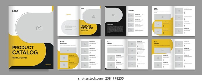 Multipurpose product catalog design layout, product catalog design