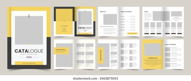 Multipurpose Product Catalog Design, Magazine Design, Minimalist Product Brochure