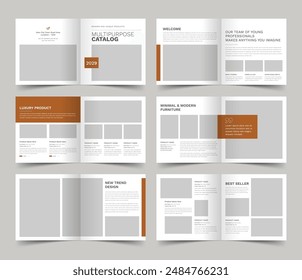 Multipurpose Product Catalog Design, Magazine Design, Minimalist Product Brochure