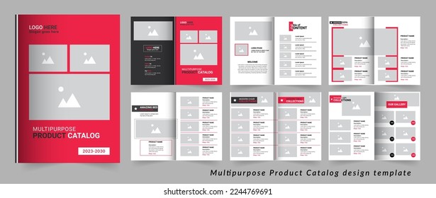 Plantilla de diseño de catálogo de productos multipropósito