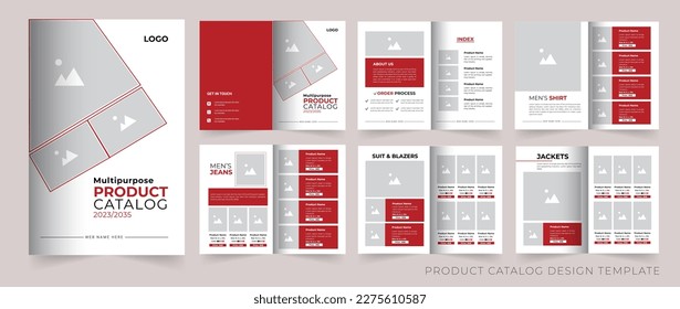 plantilla de diseño de catálogo de productos multipropósito