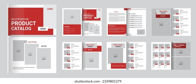 Multipurpose Product Catalogue Design Template fully editable