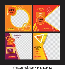 Multipurpose Social Media Banner Kit Booster, Stylish Design Vector Template