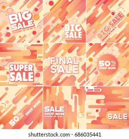 Multipurpose social media kit background. Suitable for your product promotion