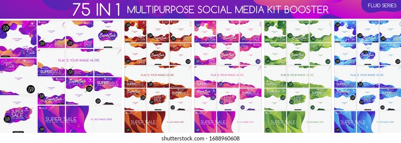 Multipurpose social media kit booster. Suitable for your product promotion or other