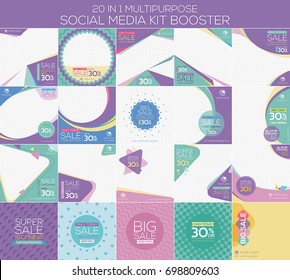 Multipurpose social media kit booster. Alternate design is available for your need, suitable for your promotion