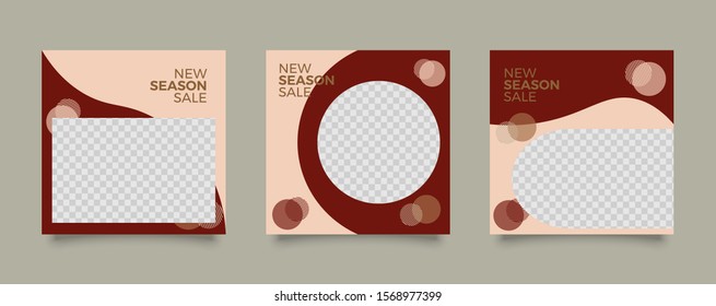 Multipurpose Social Media Post. Template for banner social media. Simple chic and editable