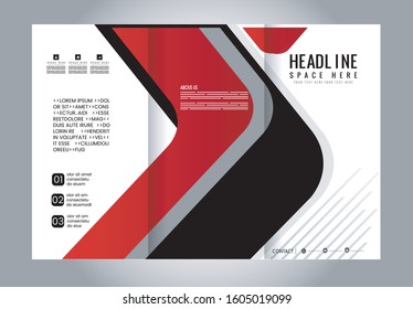 Multipurpose Tri-fold Brochure and Catalog Vector 
