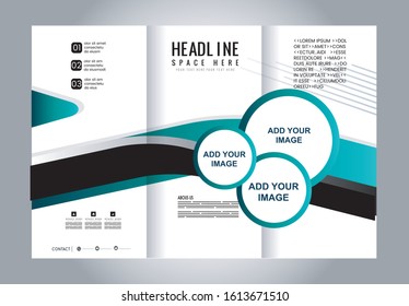 Multipurpose Tri-fold Brochure and Catalog Vector Design
