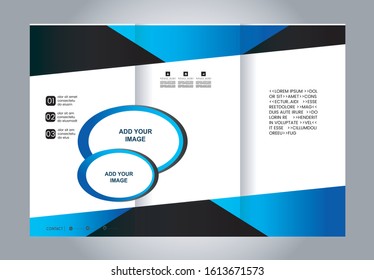 Multipurpose Tri-fold Brochure and Catalog Vector Design
