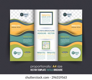 Multipurpose Tri-fold Brochure and Catalog Vector Design