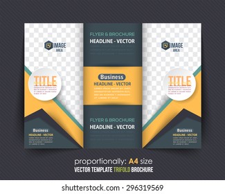 Multipurpose Tri-fold Brochure and Catalog Vector Design