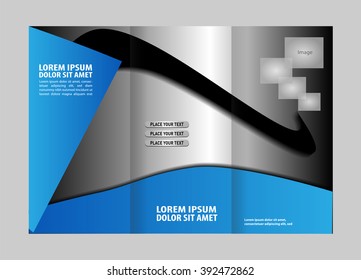 Multipurpose Tri-fold Brochure and Catalog Vector Design

