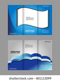 Multipurpose Tri-fold Brochure and Catalog Vector Design
