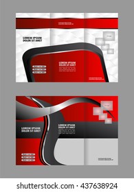 Multipurpose Tri-fold Brochure and Catalog Vector Design
